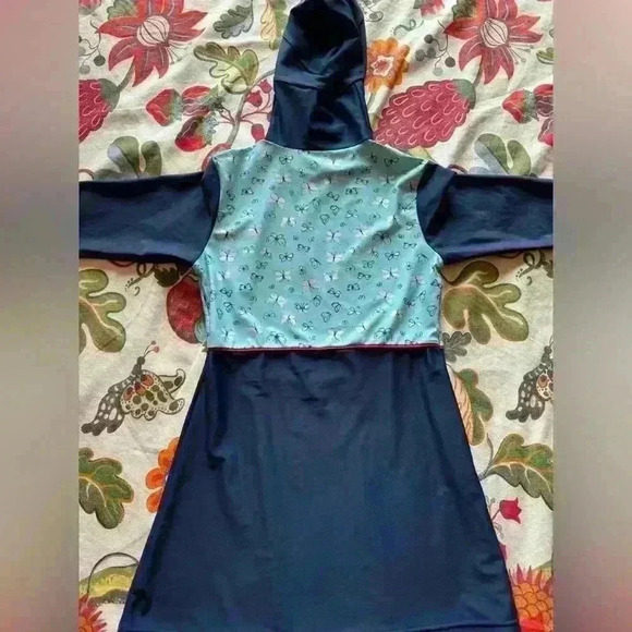 ODASDO Girl Modest Swimwear Islamic Burkini Full Cover Skirted Top - Picture 6 of 8